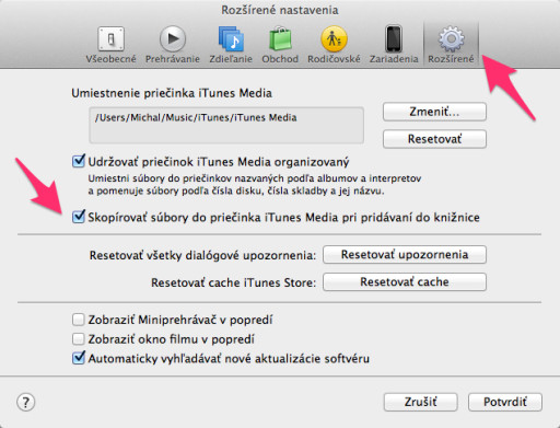 Návod, ako zálohovať iTunes knižnicu skopírovaním na externý disk
