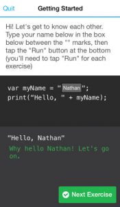 Codecademy Hour of Code iPhone aplikacie