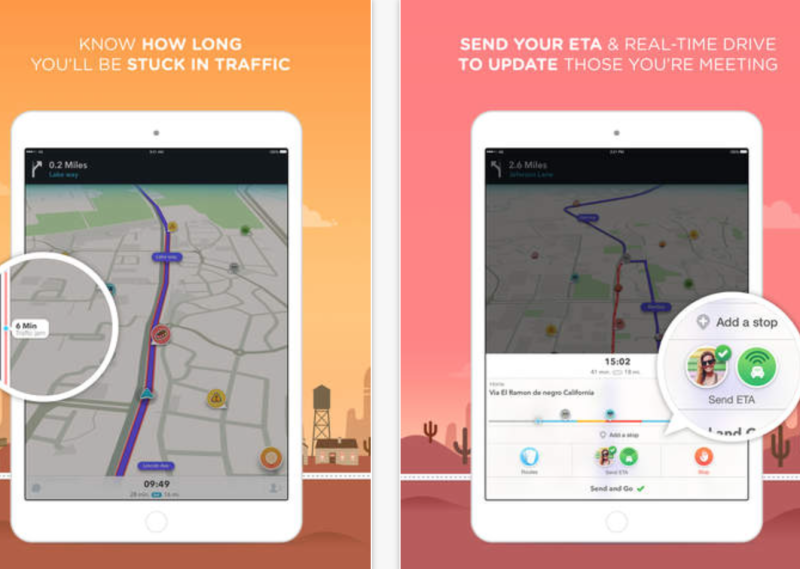 Waze iPad