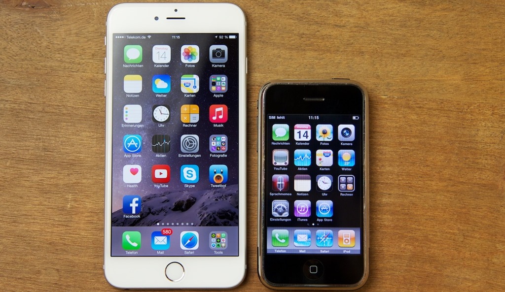 iPhone 7 Plus vs. iPhone 2G - svetapple.sk
